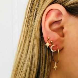 Moon🌙 star⭐️ earring set